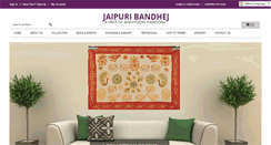 Desktop Screenshot of jaipuribandhej.com