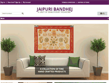 Tablet Screenshot of jaipuribandhej.com